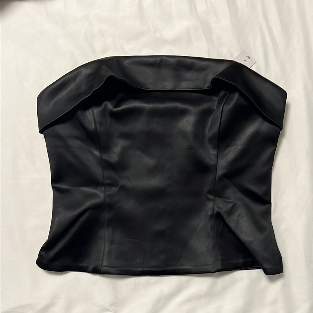 Aritzia Ten Shimmer Satin Bustier